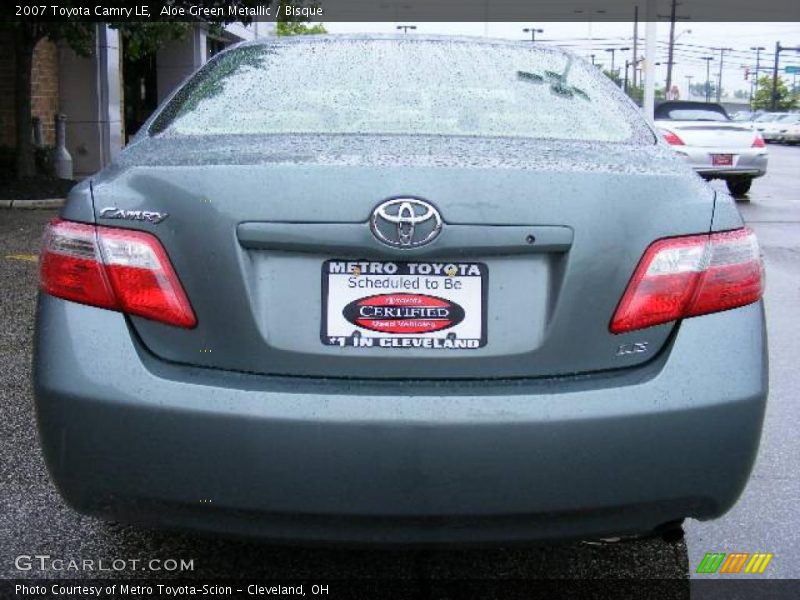Aloe Green Metallic / Bisque 2007 Toyota Camry LE