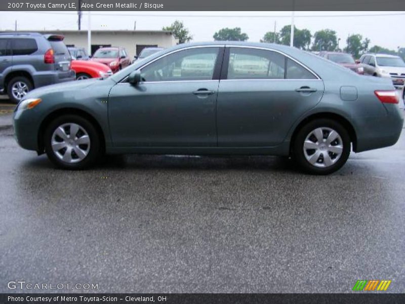 Aloe Green Metallic / Bisque 2007 Toyota Camry LE