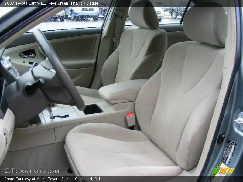 Aloe Green Metallic / Bisque 2007 Toyota Camry LE