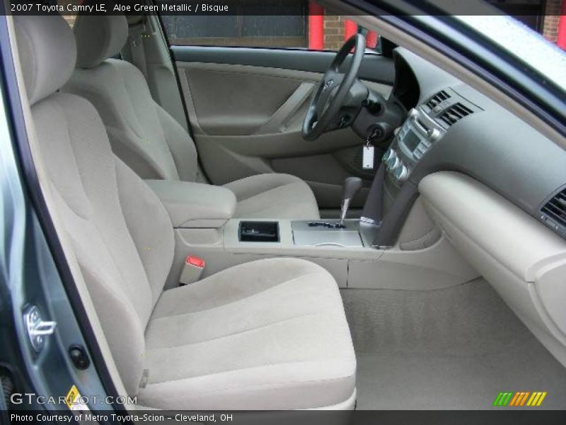 Aloe Green Metallic / Bisque 2007 Toyota Camry LE