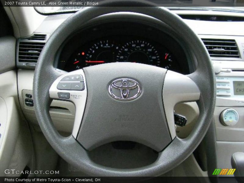 Aloe Green Metallic / Bisque 2007 Toyota Camry LE