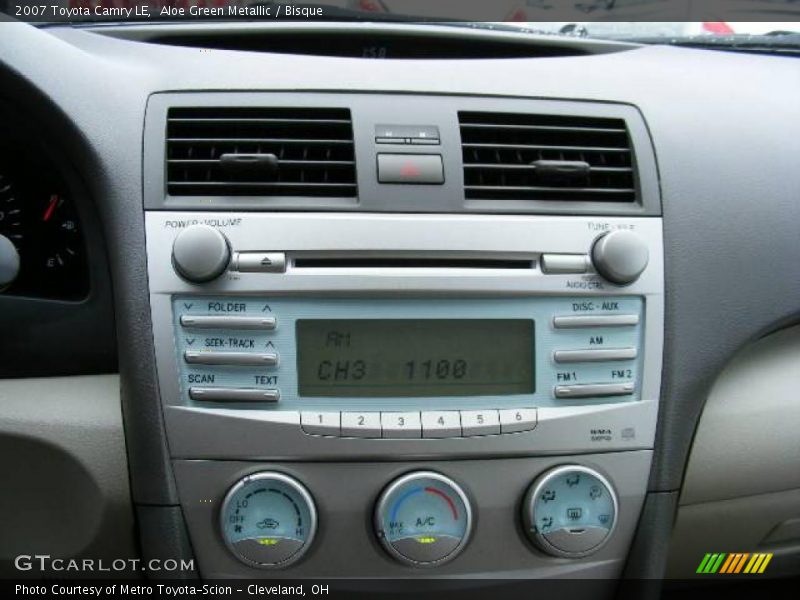 Aloe Green Metallic / Bisque 2007 Toyota Camry LE