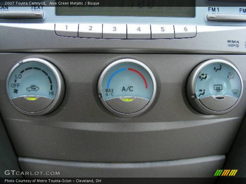 Aloe Green Metallic / Bisque 2007 Toyota Camry LE