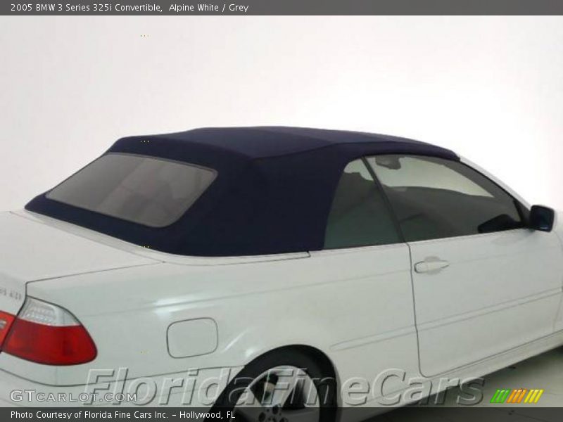 Alpine White / Grey 2005 BMW 3 Series 325i Convertible