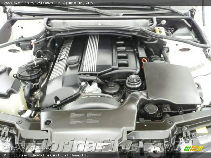 Alpine White / Grey 2005 BMW 3 Series 325i Convertible