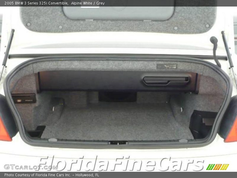 Alpine White / Grey 2005 BMW 3 Series 325i Convertible