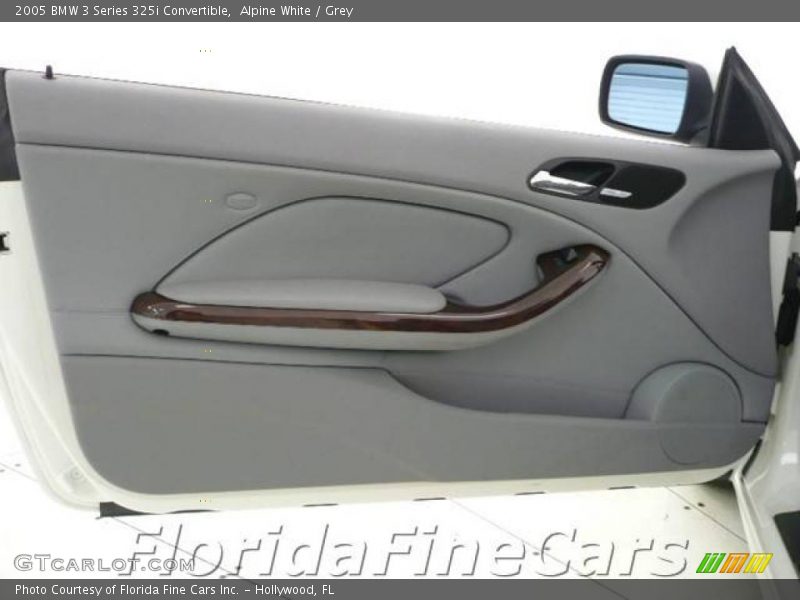 Alpine White / Grey 2005 BMW 3 Series 325i Convertible