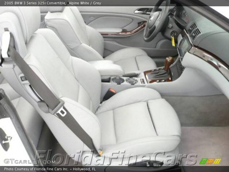 Alpine White / Grey 2005 BMW 3 Series 325i Convertible