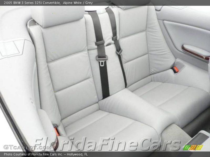 Alpine White / Grey 2005 BMW 3 Series 325i Convertible