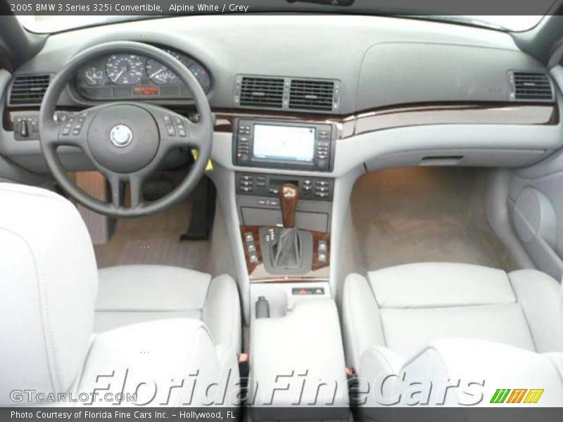 Alpine White / Grey 2005 BMW 3 Series 325i Convertible