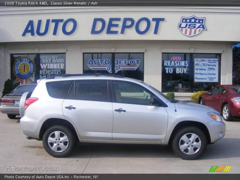 Classic Silver Metallic / Ash 2008 Toyota RAV4 4WD