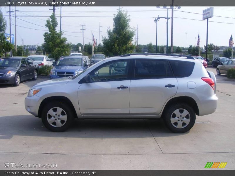 Classic Silver Metallic / Ash 2008 Toyota RAV4 4WD