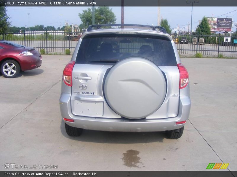 Classic Silver Metallic / Ash 2008 Toyota RAV4 4WD