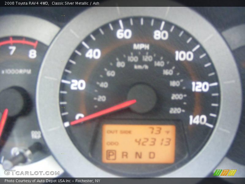 Classic Silver Metallic / Ash 2008 Toyota RAV4 4WD