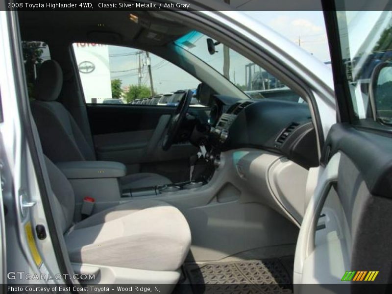 Classic Silver Metallic / Ash Gray 2008 Toyota Highlander 4WD