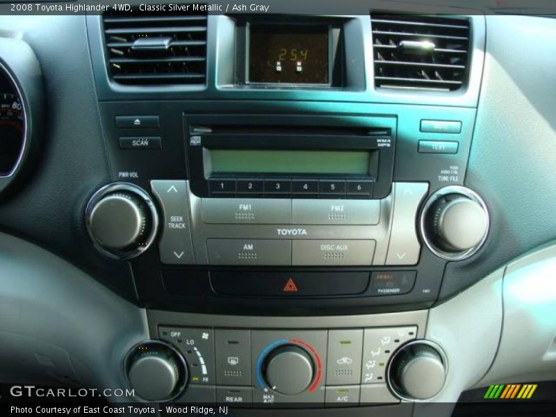 Classic Silver Metallic / Ash Gray 2008 Toyota Highlander 4WD