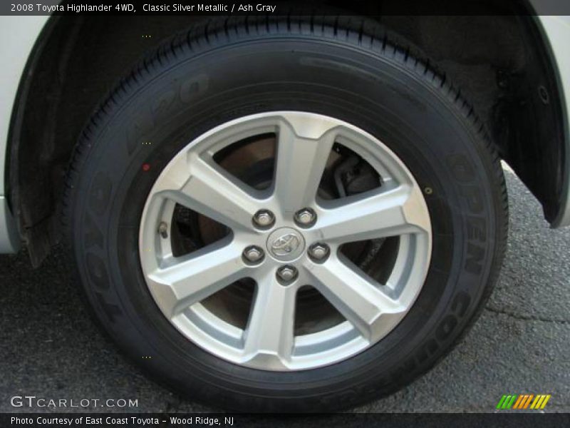 Classic Silver Metallic / Ash Gray 2008 Toyota Highlander 4WD