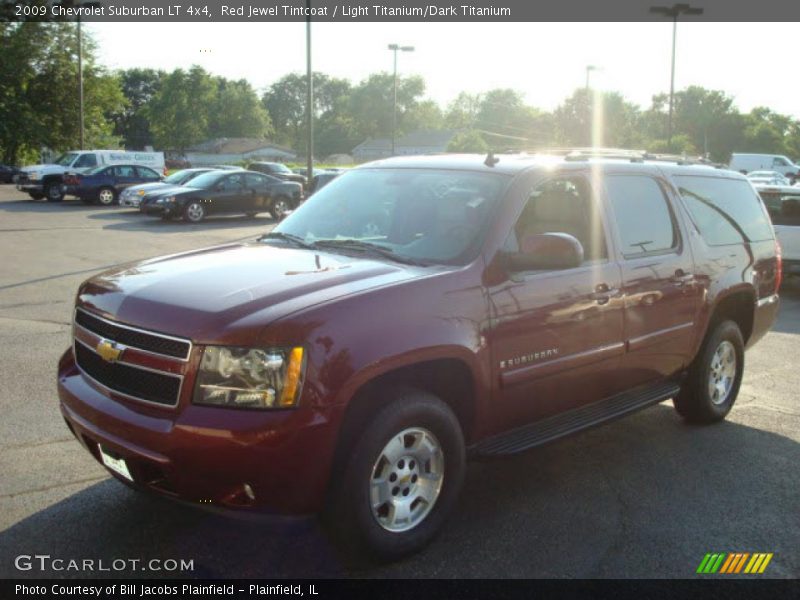 Red Jewel Tintcoat / Light Titanium/Dark Titanium 2009 Chevrolet Suburban LT 4x4