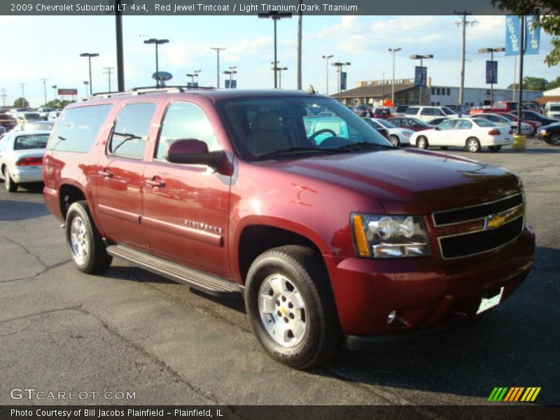 Red Jewel Tintcoat / Light Titanium/Dark Titanium 2009 Chevrolet Suburban LT 4x4