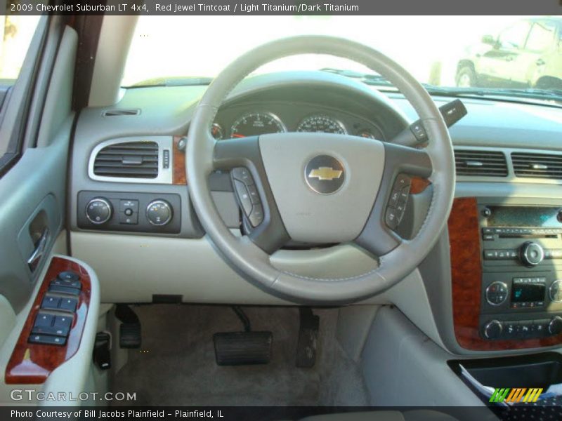 Red Jewel Tintcoat / Light Titanium/Dark Titanium 2009 Chevrolet Suburban LT 4x4