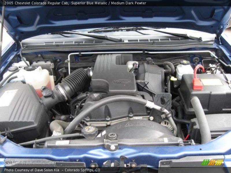 Superior Blue Metallic / Medium Dark Pewter 2005 Chevrolet Colorado Regular Cab