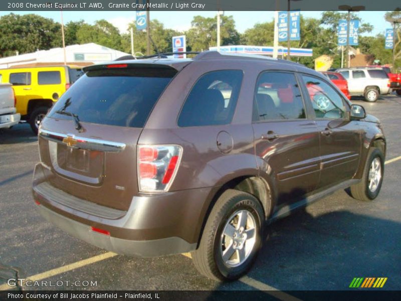 Granite Gray Metallic / Light Gray 2008 Chevrolet Equinox LT AWD