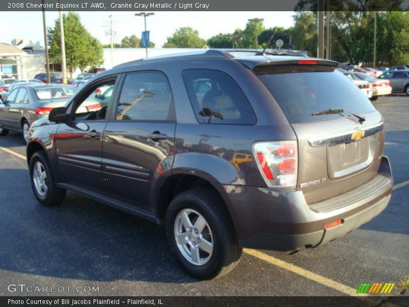 Granite Gray Metallic / Light Gray 2008 Chevrolet Equinox LT AWD