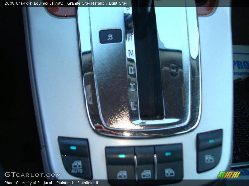 Granite Gray Metallic / Light Gray 2008 Chevrolet Equinox LT AWD