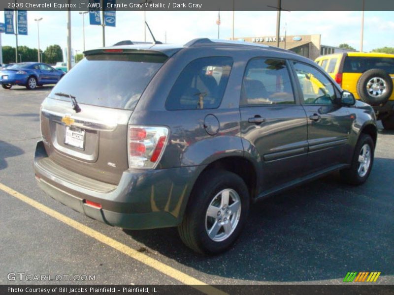 Granite Gray Metallic / Dark Gray 2008 Chevrolet Equinox LT AWD