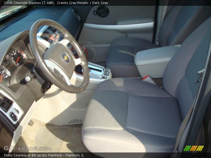 Granite Gray Metallic / Dark Gray 2008 Chevrolet Equinox LT AWD