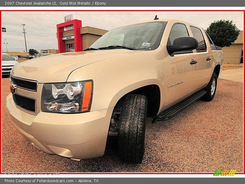 Gold Mist Metallic / Ebony 2007 Chevrolet Avalanche LS