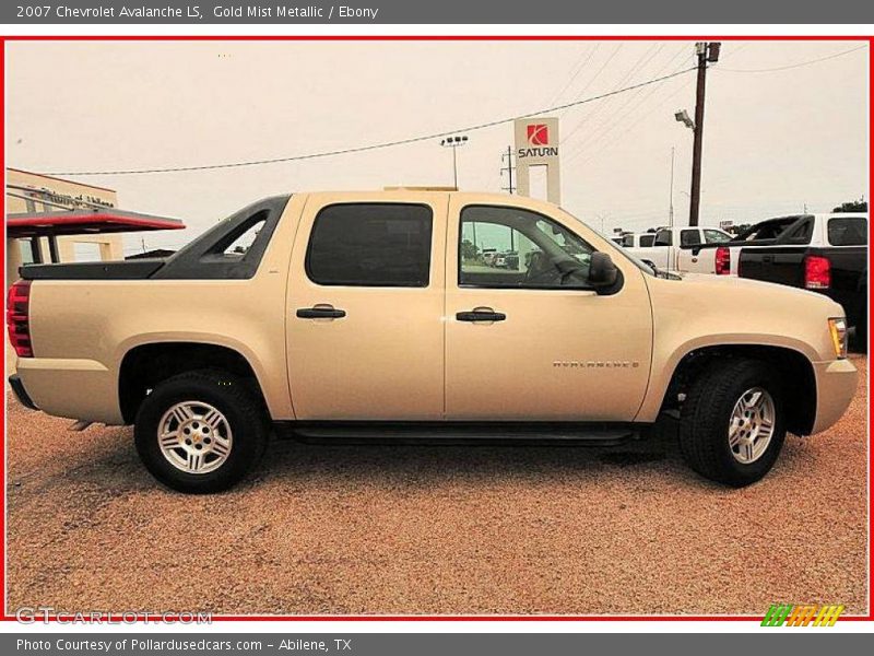 Gold Mist Metallic / Ebony 2007 Chevrolet Avalanche LS