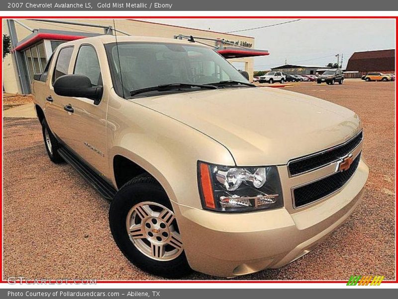 Gold Mist Metallic / Ebony 2007 Chevrolet Avalanche LS