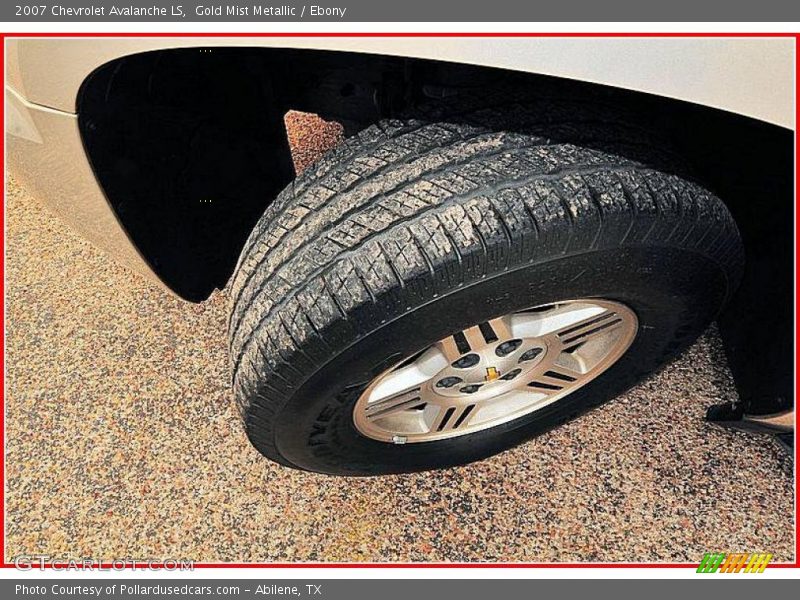 Gold Mist Metallic / Ebony 2007 Chevrolet Avalanche LS