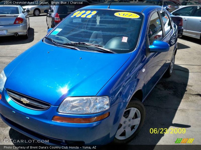 Bright Blue / Charcoal 2006 Chevrolet Aveo LS Sedan