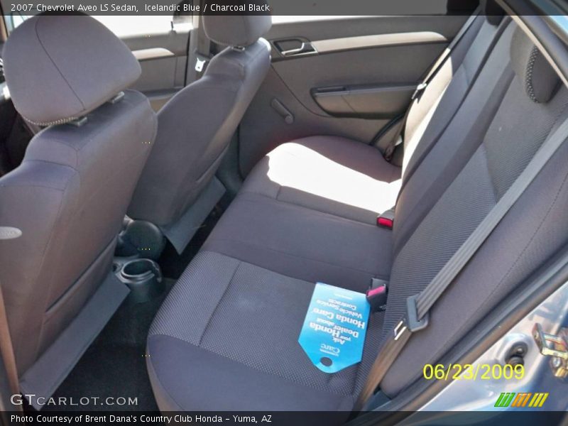 Icelandic Blue / Charcoal Black 2007 Chevrolet Aveo LS Sedan