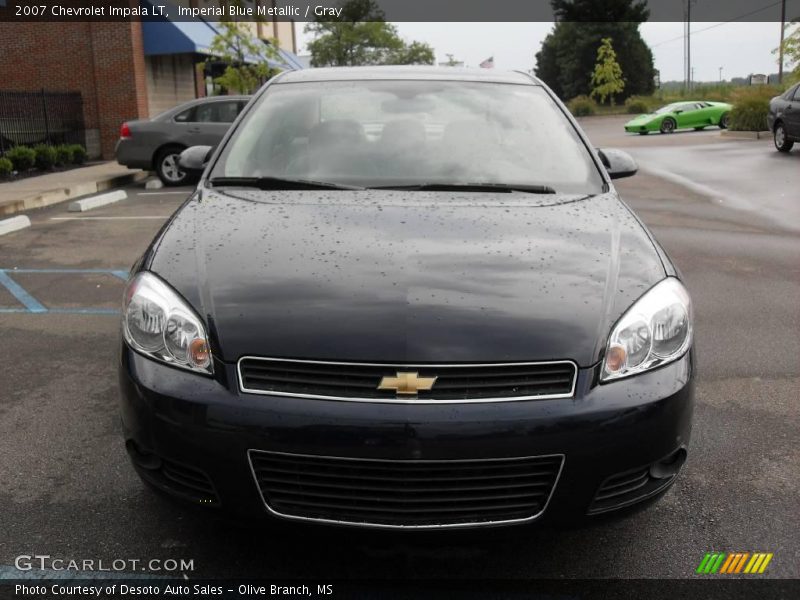 Imperial Blue Metallic / Gray 2007 Chevrolet Impala LT