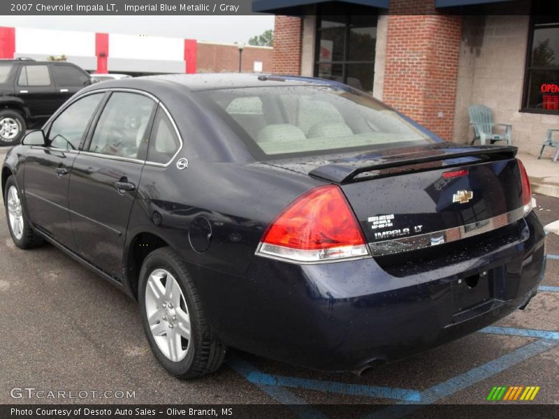Imperial Blue Metallic / Gray 2007 Chevrolet Impala LT