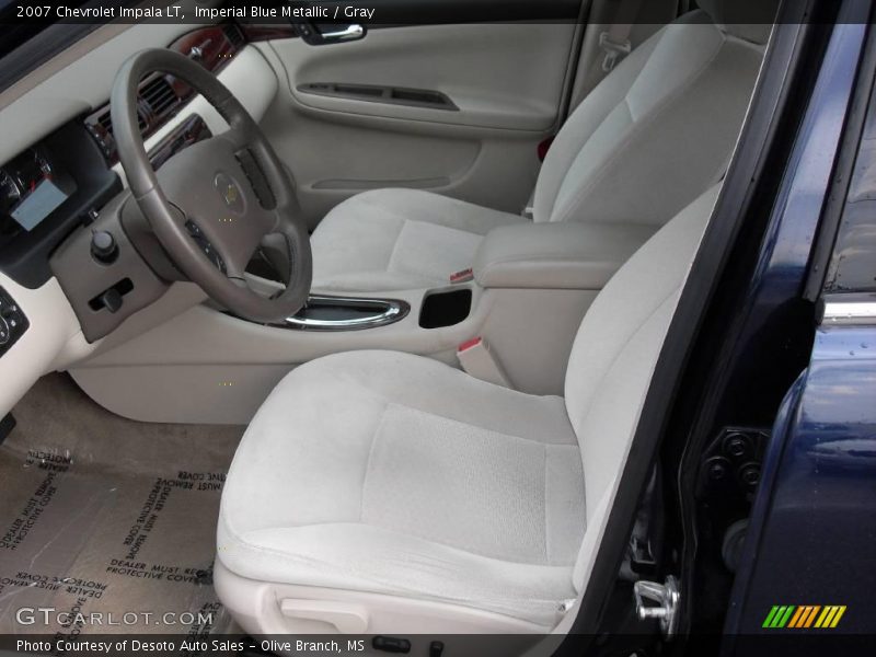 Imperial Blue Metallic / Gray 2007 Chevrolet Impala LT
