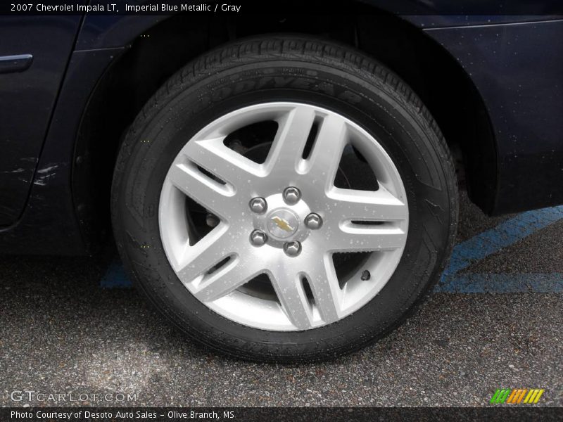 Imperial Blue Metallic / Gray 2007 Chevrolet Impala LT