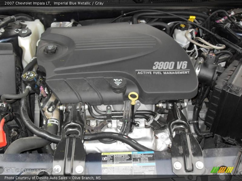 Imperial Blue Metallic / Gray 2007 Chevrolet Impala LT