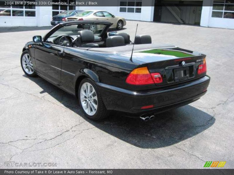 Jet Black / Black 2004 BMW 3 Series 330i Convertible