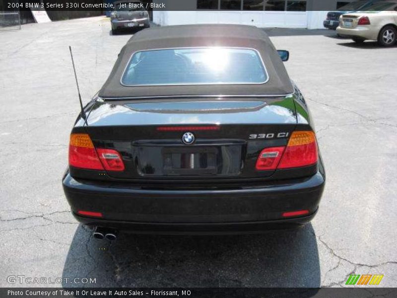 Jet Black / Black 2004 BMW 3 Series 330i Convertible