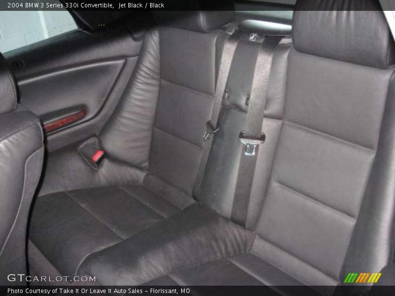 Jet Black / Black 2004 BMW 3 Series 330i Convertible