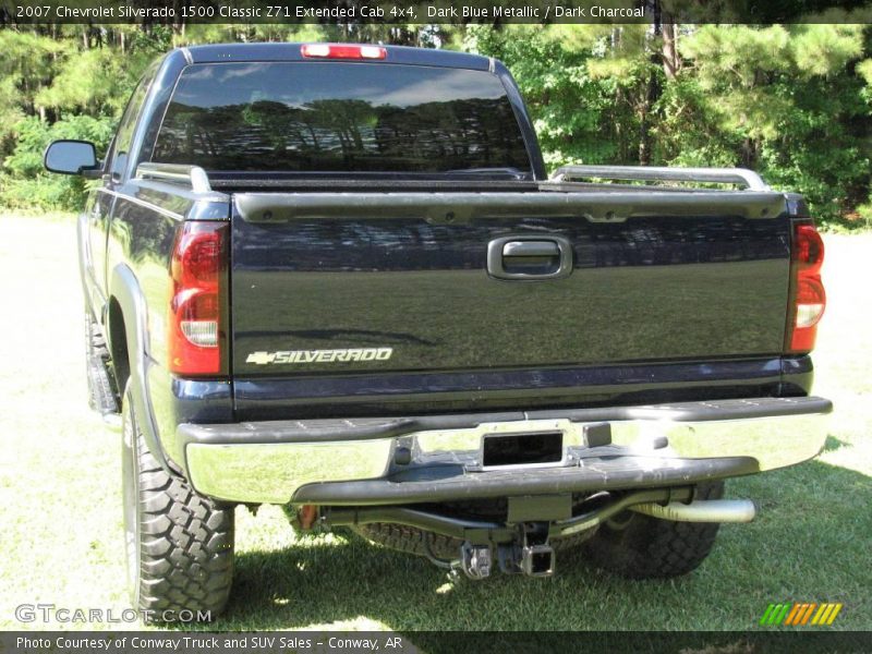 Dark Blue Metallic / Dark Charcoal 2007 Chevrolet Silverado 1500 Classic Z71 Extended Cab 4x4