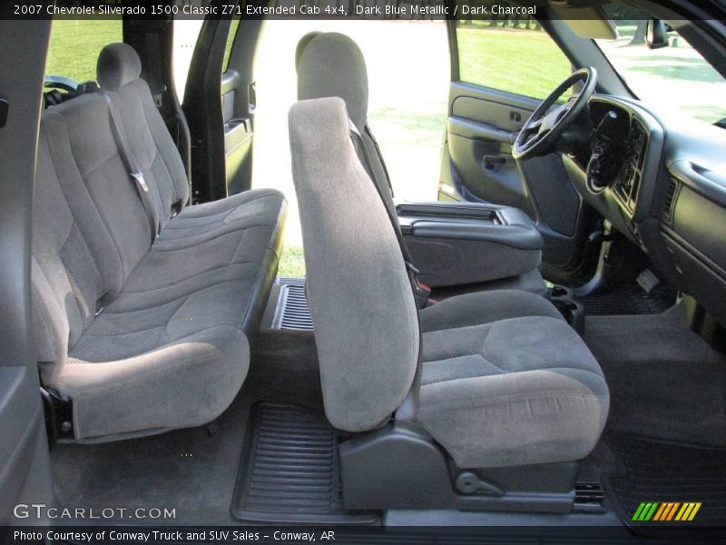 Dark Blue Metallic / Dark Charcoal 2007 Chevrolet Silverado 1500 Classic Z71 Extended Cab 4x4