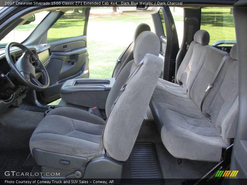 Dark Blue Metallic / Dark Charcoal 2007 Chevrolet Silverado 1500 Classic Z71 Extended Cab 4x4