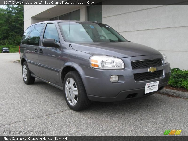 Blue Granite Metallic / Medium Gray 2007 Chevrolet Uplander LS