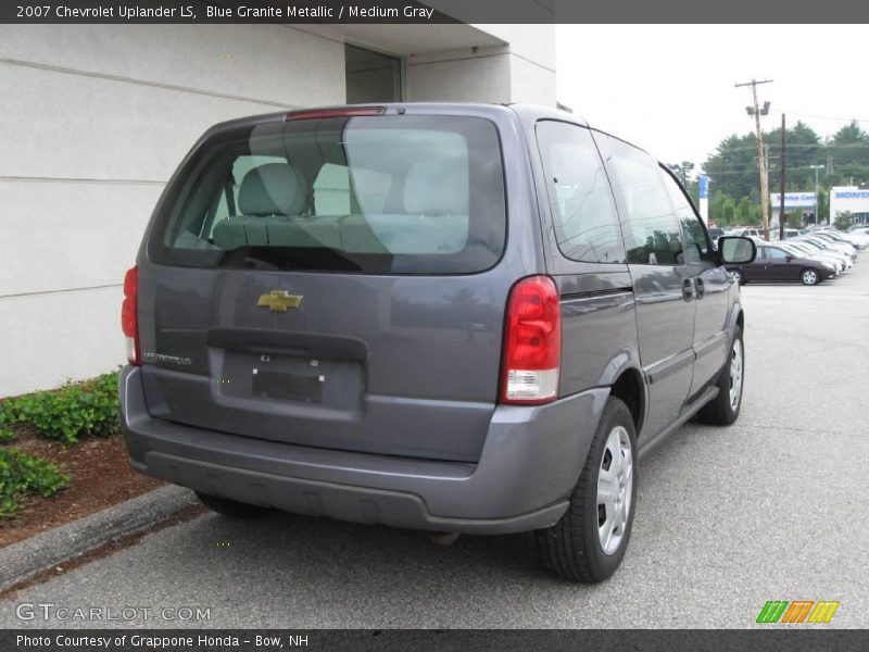 Blue Granite Metallic / Medium Gray 2007 Chevrolet Uplander LS