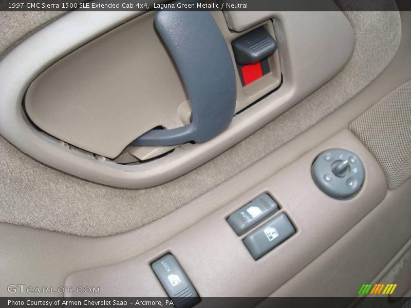 Laguna Green Metallic / Neutral 1997 GMC Sierra 1500 SLE Extended Cab 4x4